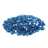 VEVOR Fire Glass, 10LBS / 4.5KG High-Temperature Resistant Fireplace Rocks, 1/2-Inch / 12.7 mm Reflective & Smokeless Firepit Glass Rock, High Luster Stone Landscaping for Fire Pit Table, Pacific Blue