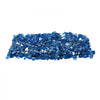 VEVOR Fire Glass, 10LBS / 4.5KG High-Temperature Resistant Fireplace Rocks, 1/2-Inch / 12.7 mm Reflective & Smokeless Firepit Glass Rock, High Luster Stone Landscaping for Fire Pit Table, Pacific Blue