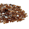 VEVOR Fire Glass, 10 LBS / 4.5 KG High-Temperature Resistant Fireplace Rocks, 1/4-Inch / 6.35 mm Reflective & Smokeless Firepit Glass Rock, High Luster Stone Landscaping for Fire Pit Table, Copper
