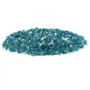 VEVOR Fire Glass, 10 LBS / 4.5 KG High-Temperature Resistant Fireplace Rocks, 1/2-Inch / 12.7 mm Reflective & Smokeless Firepit Glass Rock, High Luster Stone Landscaping for Fire Pit Table, Aqua Blue