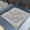 VEVOR Fire Glass, 10 LBS / 4.5 KG High-Temperature Resistant Fireplace Rocks, 1/2-Inch / 12.7 mm Reflective & Smokeless Firepit Glass Rock, High Luster Stone Landscaping for Fire Pit Table, Clear