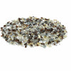 VEVOR Fire Glass, 10 LBS / 4.5 KG High-Temperature Resistant Fireplace Rocks, 1/2-Inch / 12.7 mm Reflective Firepit Glass Rock, High Luster Stone Landscaping for Fire Pit Table, Copper + Clear + Gold