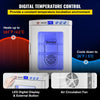 VEVOR Reptile Incubator, 25L Scientific Lab Incubator, Cooling and Heating 5 °C to 42 °C Automatic Incubator, 12V/110V White Reptile Egg Breeding Hatchery Work for Thermostats Snakes and Turtles