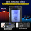 VEVOR Egg Incubator and Hatcher 25L Black Reptile Egg Incubator 5-42°C Scientific Hatcher Heating Bright LED Digital Display For Small Animals