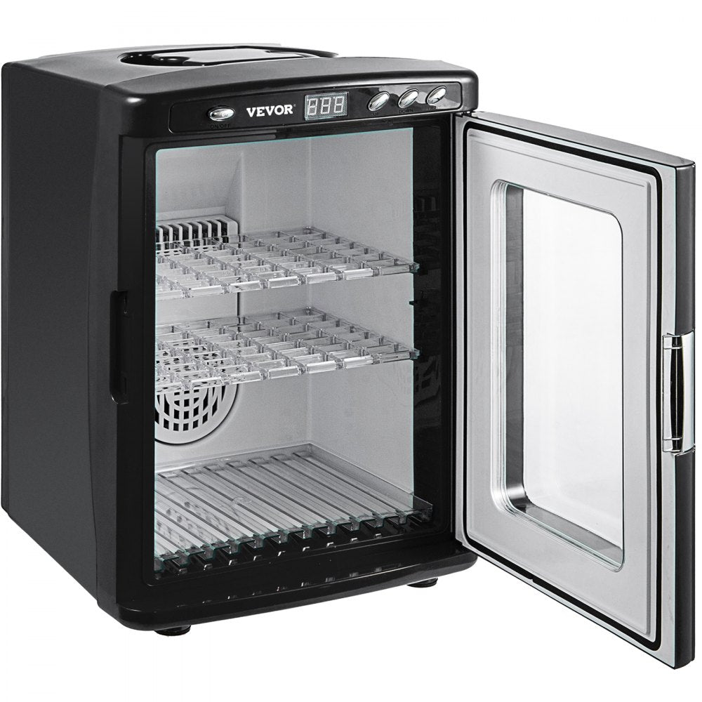 VEVOR Egg Incubator and Hatcher 25L Black Reptile Egg Incubator 5-42°C Scientific Hatcher Heating Bright LED Digital Display For Small Animals