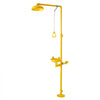 VEVOR Emergency Shower Eye Wash Station, 34.25 x 15.75 x 91.73 Inch 304 Stainless Steel Eyewash and Shower Combination, OSHA-Approved First Aid Eye Wash Station, for Schools, Labs, Factories, Yellow