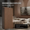 VEVOR Wood Slat Acoustic Panels, 23.6 x 47.2 inch, MDF Accent Wooden Wall Panels for Modern Interior Wall, Faux Wood Wall Board Panels for Stylish Decor and Noise Reduction, Walnut