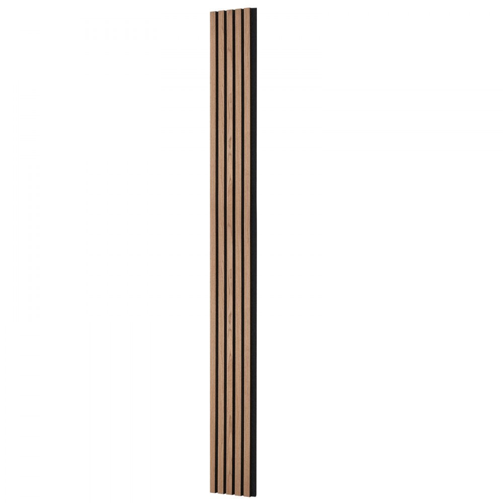 VEVOR Wood Slat Acoustic Panels, 7.9 x 94.5 inch, MDF Accent Wooden Wall Panels for Modern Interior Wall, Faux Wood Wall Board Panels for Stylish Decor and Noise Reduction, Walnut