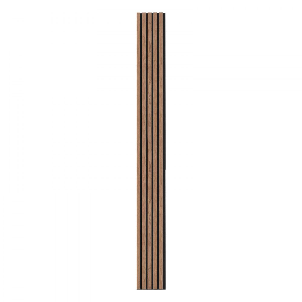 VEVOR Wood Slat Acoustic Panels, 7.9 x 94.5 inch, MDF Accent Wooden Wall Panels for Modern Interior Wall, Faux Wood Wall Board Panels for Stylish Decor and Noise Reduction, Walnut