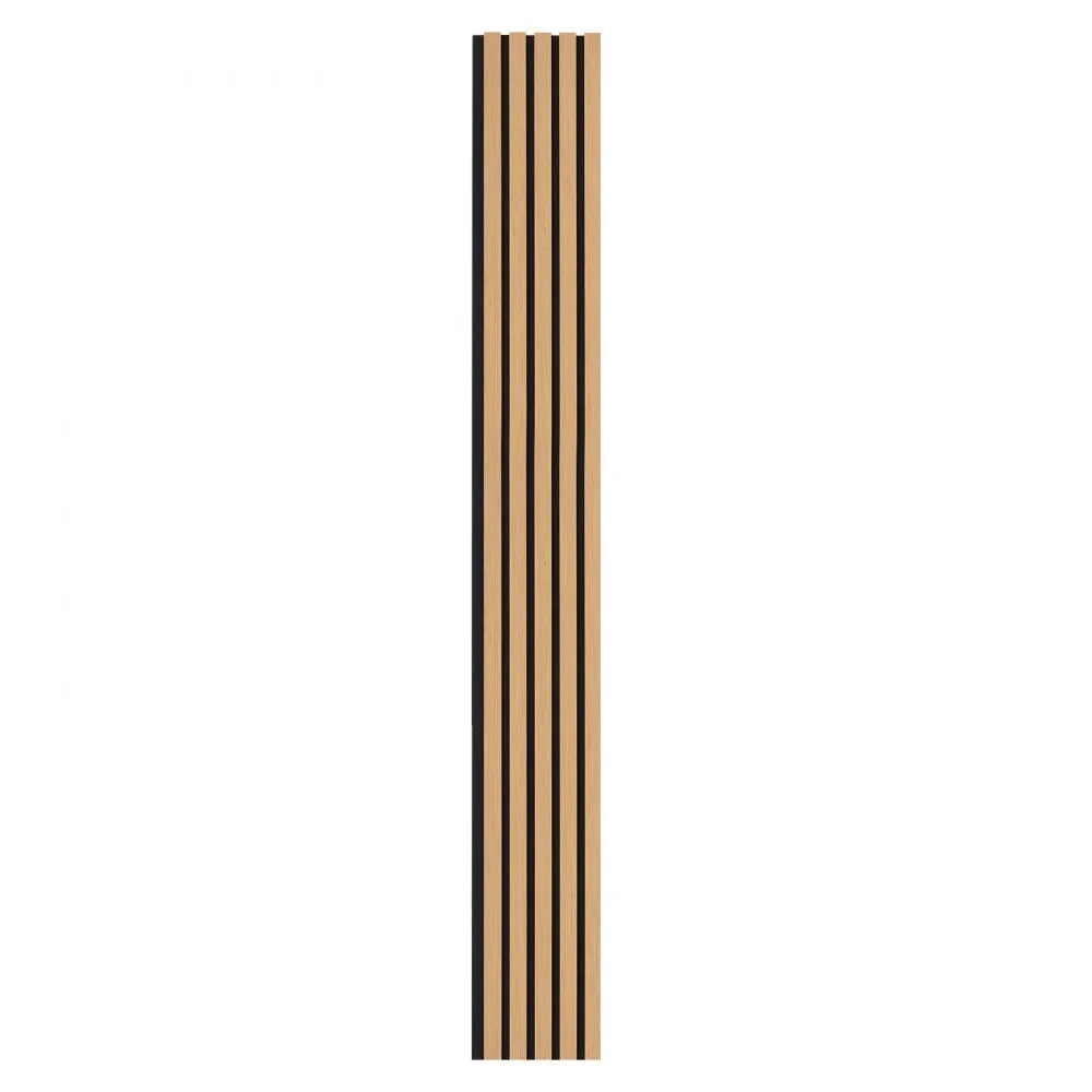 VEVOR Wood Slat Acoustic Panels, 7.9 x 94.5 inch, MDF Accent Wooden Wall Panels for Modern Interior Wall Decor, Faux Wood Wall Board Panels for Noise Reduction, Light Oak