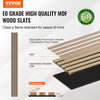 VEVOR Wood Slat Acoustic Panels, 7.9 x 94.5 inch, MDF Accent Wooden Wall Panels for Modern Interior Wall Decor, Faux Wood Wall Board Panels for Noise Reduction, Silver Wood