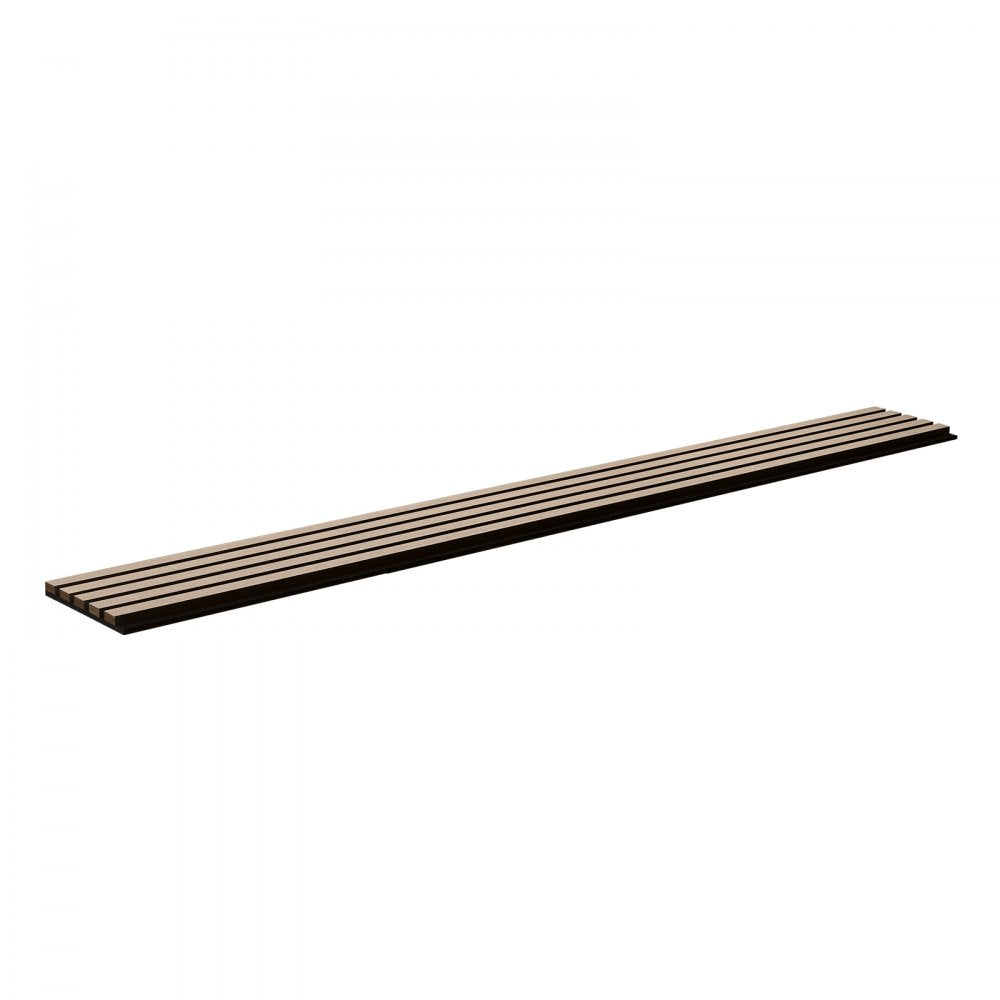 VEVOR Wood Slat Acoustic Panels, 7.9 x 94.5 inch, MDF Accent Wooden Wall Panels for Modern Interior Wall Decor, Faux Wood Wall Board Panels for Noise Reduction, Silver Wood