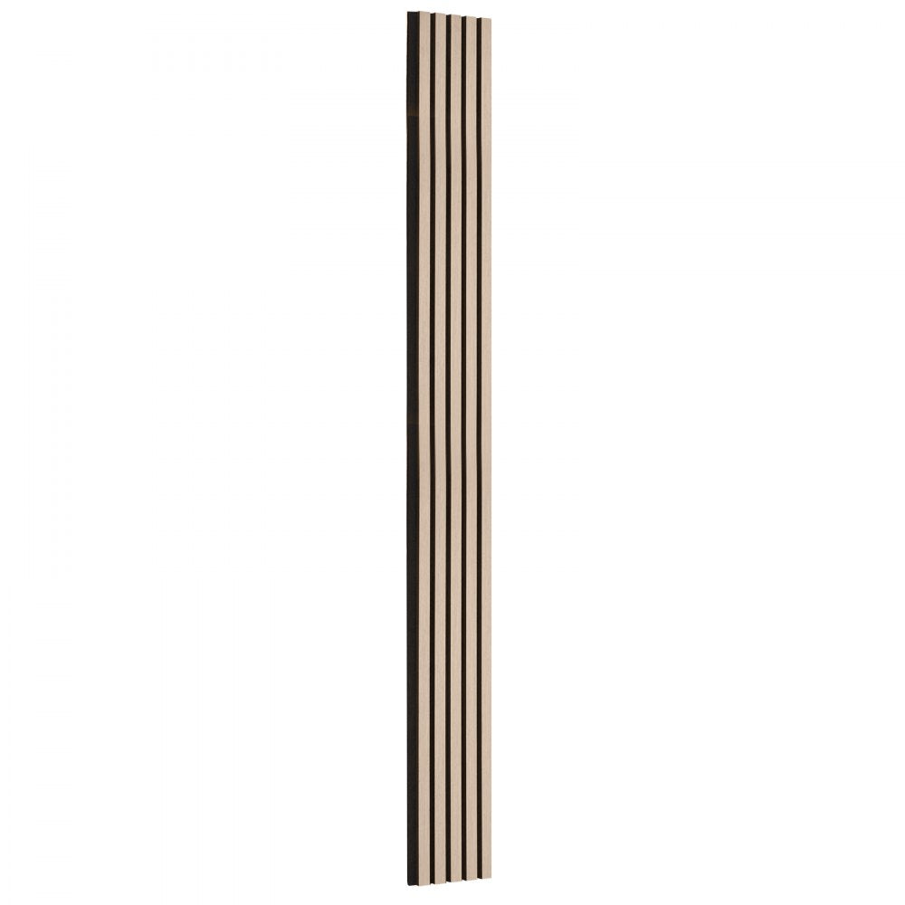 VEVOR Wood Slat Acoustic Panels, 7.9 x 94.5 inch, MDF Accent Wooden Wall Panels for Modern Interior Wall Decor, Faux Wood Wall Board Panels for Noise Reduction, Silver Wood