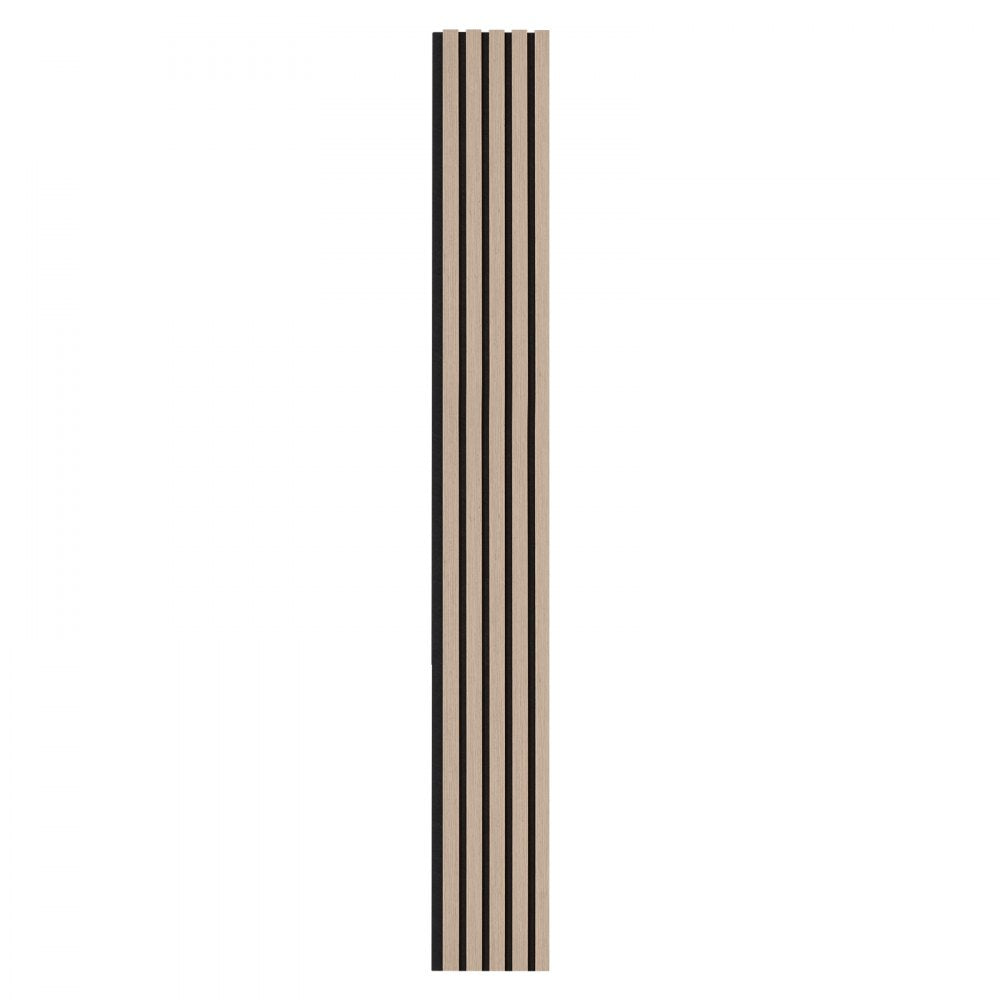 VEVOR Wood Slat Acoustic Panels, 7.9 x 94.5 inch, MDF Accent Wooden Wall Panels for Modern Interior Wall Decor, Faux Wood Wall Board Panels for Noise Reduction, Silver Wood