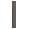VEVOR Wood Slat Acoustic Panels, 7.9 x 94.5 inch, MDF Accent Wooden Wall Panels for Modern Interior Wall Decor, Faux Wood Wall Board Panels for Noise Reduction, Silver Wood