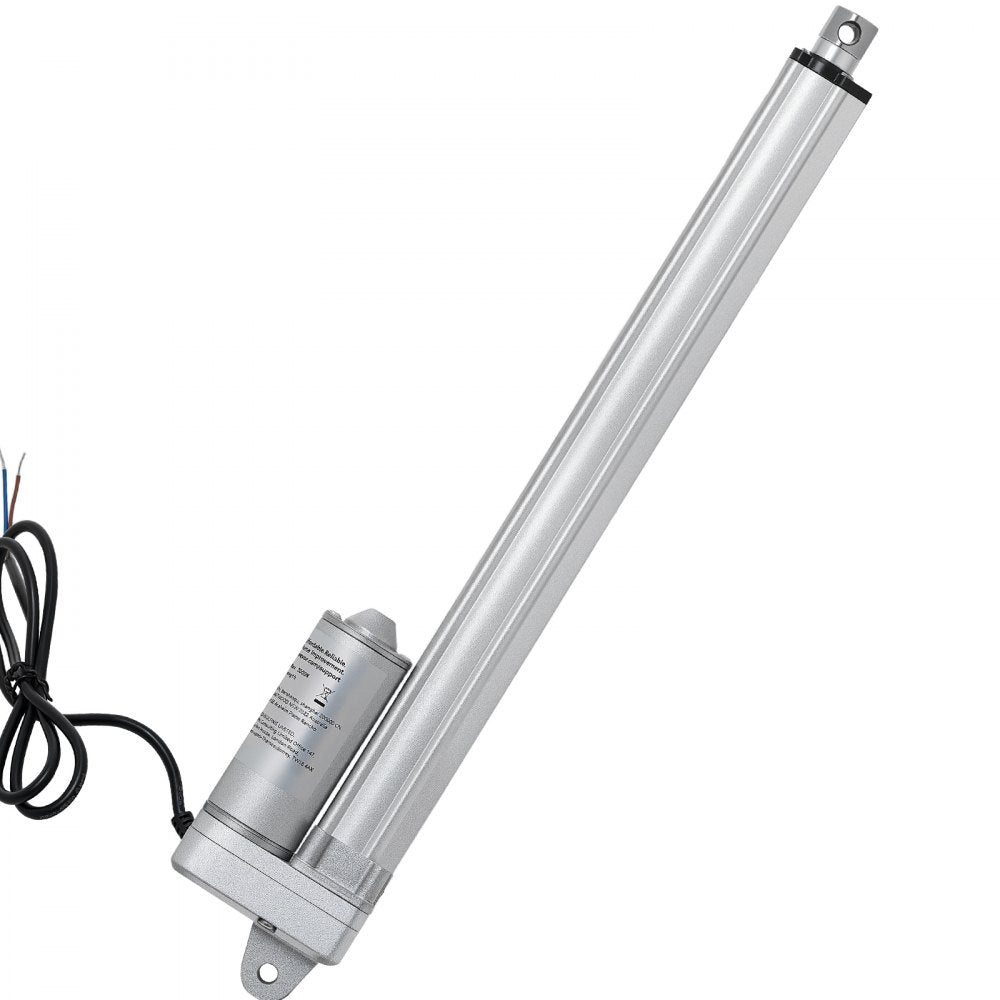 VEVOR 12V Linear Actuator, 12 Inch IP65 Waterproof Linear Actuator, 675lbs/3000N 0.2"/s Motion Actuators with Mounting Bracket for Outdoor Use