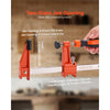 VEVOR Bar Clamps for Woodworking, 2-Pack 6 inch and 2-Pack 12 inch, Lockable F-Clamp with 600 lbs Load Limit, 2-1/2 inch Depth, Cast Iron and Carbon Steel, Wood Clamps for Woodworking Metal Working