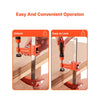 VEVOR Bar Clamps for Woodworking, 2-Pack 6 inch and 2-Pack 12 inch, Lockable F-Clamp with 600 lbs Load Limit, 2-1/2 inch Depth, Cast Iron and Carbon Steel, Wood Clamps for Woodworking Metal Working