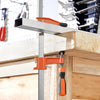 VEVOR Bar Clamps for Woodworking, 2-Pack 24 inch Opening, Lockable F-Clamp with 600 lbs Load Limit, 2-1/2 inch Depth, Cast Iron and Carbon Steel, Easy to Use, Wood Clamps for Woodworking Metal Working