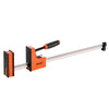VEVOR Bar Clamps for Woodworking, 2-Pack 30 inch Parallel Clamp Set, F-Clamp with 1500 lbs Load Limit, Even Pressure, High-strength Plastic and Carbon Steel, for Woodworking Metal Working, Orange