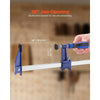 VEVOR Bar Clamps for Woodworking, 4-Pack 36 inch Opening, Lockable F-Clamp with 600 lbs Load Limit, 2-1/2 inch Depth, Cast Iron and Carbon Steel, Easy to Use, Wood Clamps for Woodworking Metal Working