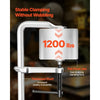 VEVOR Bar Clamps for Woodworking, 4-Pack, 12" Opening, 4.72 in Throat Depth, 1200 lbs Load Limit, Sturdy Steel Forging and Casting, with Swivel Jaw and T-Handle, for Wood Working and Metal Working