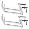 VEVOR Bar Clamps for Woodworking, 4-Pack, 12" Opening, 4.72 in Throat Depth, 1200 lbs Load Limit, Sturdy Steel Forging and Casting, with Swivel Jaw and T-Handle, for Wood Working and Metal Working