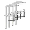 VEVOR Bar Clamps for Woodworking, 4-Pack, 12" Opening, 4.72 in Throat Depth, 1200 lbs Load Limit, Sturdy Steel Forging and Casting, with Swivel Jaw and T-Handle, for Wood Working and Metal Working