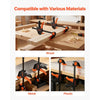 VEVOR Bar Clamps for Woodworking, 8-Pack, 6" and 12", with Spring Clamps, One-Handed Clamp/Spreader, 154 lbs Load Limit, Quick Release, Self-Locking Design, for Wood Working and Metal Working