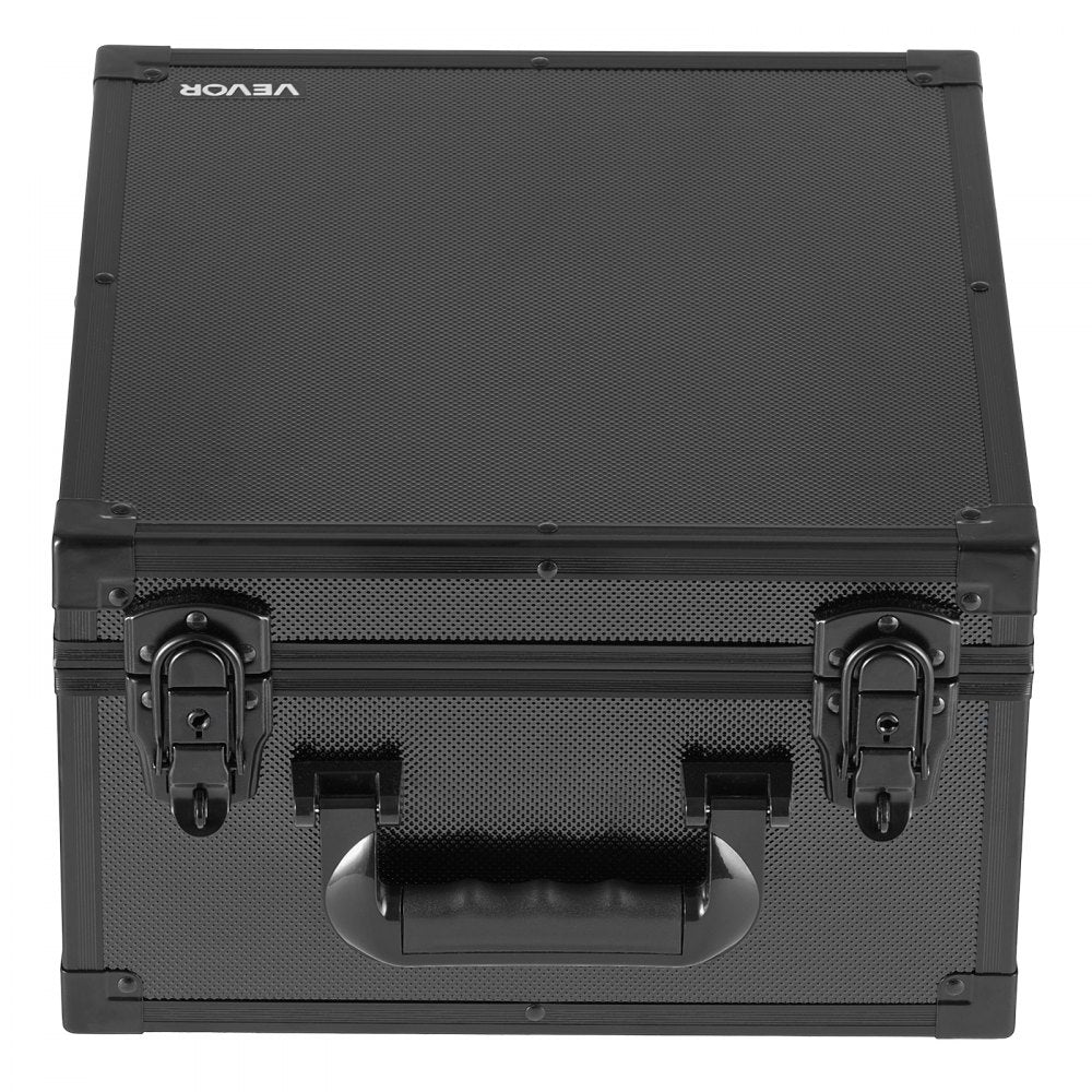 VEVOR Graded Card Case 3 Row 150 PSA Slab Storage Box with Secure Lock, Baseball Sports Trading Cards Holder Collector with 12 Dividers, Key, Holds 100 SGC 80 BGS 500 Top Loaders & 999+ Loose Cards