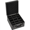 VEVOR Graded Card Case 3 Row 150 PSA Slab Storage Box with Secure Lock, Baseball Sports Trading Cards Holder Collector with 12 Dividers, Key, Holds 100 SGC 80 BGS 500 Top Loaders & 999+ Loose Cards