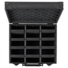 VEVOR Graded Card Case 3 Row 180 PSA Slab Storage Box with Mechanical Lock, Baseball Sports Trading Cards Holder Collector with 12 Dividers, Holds 120 SGC 100 BGS 520 Top Loaders & 999+ Loose Cards