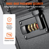 VEVOR Graded Card Storage Box, 5 Slots, Graded Sports Cards Holder Carrying Case with Coded Lock Foam Dividers, for 162 PSA Graded Cards 115 BGS Cards 130 SGC Cards 585 Top Loaders or 999+ Loose Cards