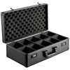 VEVOR Graded Card Storage Box, 5 Slots, Graded Sports Cards Holder Carrying Case with Coded Lock Foam Dividers, for 162 PSA Graded Cards 115 BGS Cards 130 SGC Cards 585 Top Loaders or 999+ Loose Cards