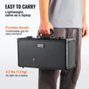 VEVOR Graded Card Storage Box, 4 Slots, Graded Sports Cards Holder Carrying Case with Key Lock Foam Dividers, for 108 PSA Graded Cards 76 BGS Cards 84 SGC Cards 388 Top Loaders or 999+ Loose Cards