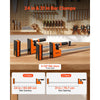 VEVOR Bar Clamps for Woodworking, 4-Pack, 24" and 31" F Clamps, 1100 lbs Load Limit, Clamp/Spreader 2 Modes, Soft Rubber Pads, Ergonomic Handle, Carbon Steel Bar, for Wood Working and Metal Working