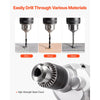 VEVOR Drill Mixer, 5/8 inch Corded Electric Drill Mixer Set, 0-850RPM 5.8A Mixing Drills, Mixing Drills Machine with D-Handle for Drilling & Blending, Handheld Cement Mixers for Fodder, Paint, Cement