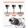 VEVOR Drill Mixer, 5/8 inch Corded Electric Drill Mixer Set, 0-750RPM 5.63A Mixing Drills, Mixing Drills Machine with D-Handle for Drilling & Blending, Handheld Cement Mixers for Fodder, Paint, Cement