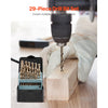 VEVOR Cobalt Drill Bit Set, 29 Pcs, M35 High Speed Steel Cobalt Drill Bits with Storage Case, for Drilling Metal, Stainless Steel, Aluminum Alloy, Wood, Plastic, for Professional Work and Home DIY
