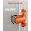 VEVOR 0011-BF4-J Cast Iron Circulator Pump, 33 GPM, AC 120V 33 ft Hot Water Recirculating Circulation Pump, 1-1/4 in Flange Connection, 3-Speed Adjustment, Quiet Operation, for Home Heating System