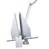VEVOR Fluke Style Anchor Kit, 8.5 LBS Hot-Dipped Galvanized Steel Fluke Anchor with 7.9' Chain, 75' Rope and Two 0.4" Shackles, Marine Boat Anchor for Small Vessels Under 18', Seas, Rivers and Shores