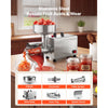 VEVOR Electric Tomato Strainer 250W Food Mill and Sauce Maker 200 lbs/H, Commercial Grade For Apple Sauce, Strawberry and Blueberry Jam, Stainless Steel Tomato Milling Press Machine, Large Hopper
