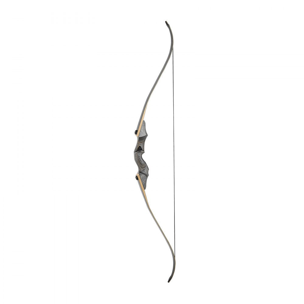 VEVOR Recurve Bow and Arrows Kit, 60 inch Wooden Takedown Bows, Right Handed Ergonomic Archery Recurve Bow Package, Longbow for Outdoor Target Training Practice Hunting, Beginners to Advanced, 45 lbs