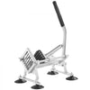 VEVOR Commercial Vegetable Slicer, 1/2 inch Fruit Slicer, Stainless Steel and Aluminum Alloy Vegetable Cutter Slicer Machine, Manual Slicer with Non-slip Feet, for Radishes, Onions, Potatoes, Lemons