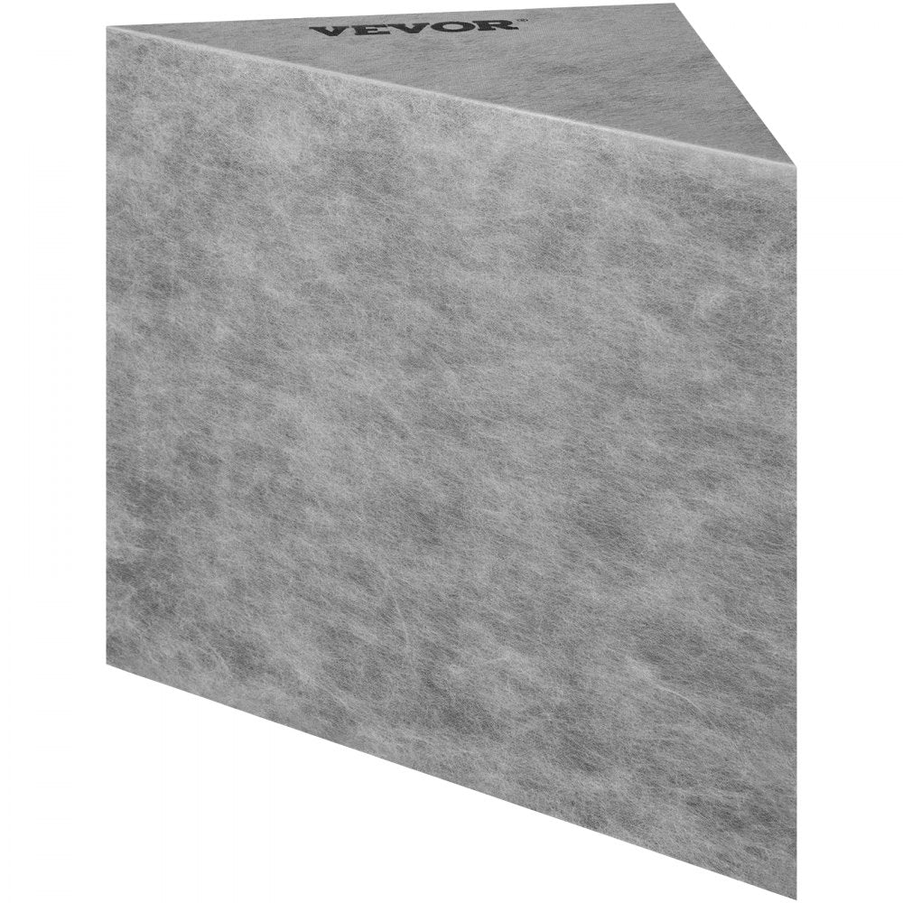 VEVOR Tile Shower Seat, 22.4\" x 16\" x 20\" Ready to Tile Shower Seat, Factory Waterproof & 100% Leak Proof Tileable Shower Corner Seat, 440lbs Load-Bearing Triangular Board Shower Bench, Grey