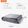 VEVOR Tarp Heavy Duty Waterproof 20x30 ft, Plastic Poly Tarp Cover 10 Mil, Multi Purpose Tear UV and Temperature Resistant Outdoor Tarpaulin with High Durability Reinforced Grommets (Silver/Brown)