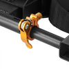 VEVOR Golf Cart Bag Holder, 53.9 x 7.7 x 2.4 Inch, Compatible with Most 2+2 Golf Cart Rear Seat with 1.2-Inch Square Tubes, Adjustable Rear Seat Carts Club Holder with Strap, No Drilling Required