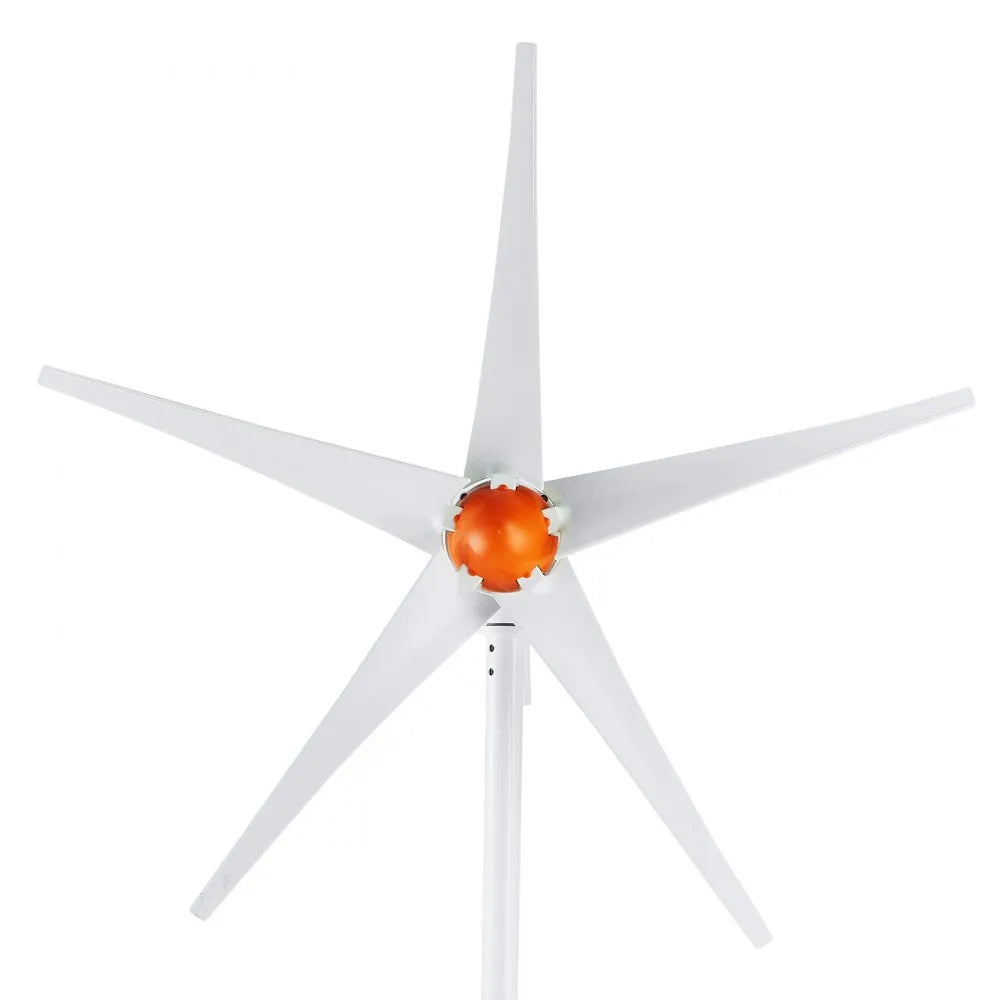 VEVOR 500W Wind Turbine Generator, 12V Wind Turbine Kit, 5-Blade Wind Power Generator with MPPT Controller, Adjustable Windward Direction & 2.5m/s Start Wind Speed, Suitable for Home, Farm, RVs, Boats