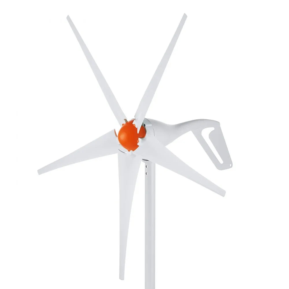 VEVOR 500W Wind Turbine Generator, 12V Wind Turbine Kit, 5-Blade Wind Power Generator with MPPT Controller, Adjustable Windward Direction & 2.5m/s Start Wind Speed, Suitable for Home, Farm, RVs, Boats