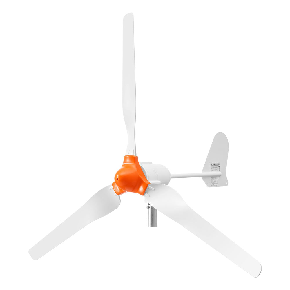 VEVOR 1200W 24V Wind Turbine Generator, 3-Blade Wind Turbine Kit with Wind/Solar Hybrid Controller, Efficient 3-Phase AC Permanent Wind Power Generator for RV Boat Home Farm (Tower Pole Not Included)